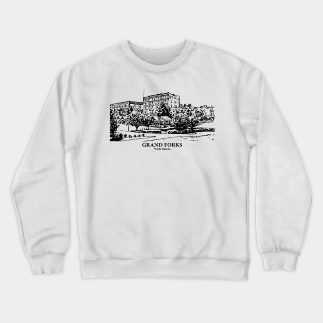 Grand Forks - North Dakota Crewneck Sweatshirt by Lakeric